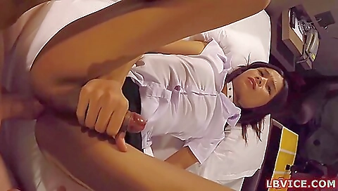 Ladyboy Pan Blows Dick And Gets Ass Fucked